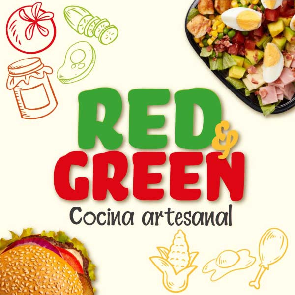 Red and Green Cocina Artesanal